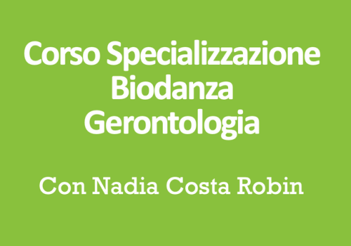Biodanza e Gerontologia Date e iscrizione